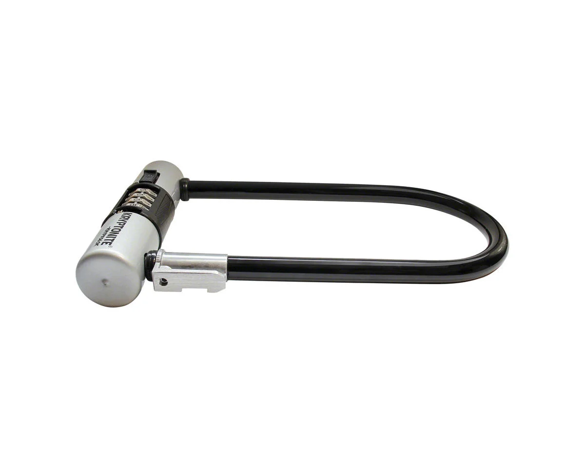 Kryptonite Kryptolok Combo U-Lock (Black/Grey) (4" x 9") (w/ Bracket) - view 3